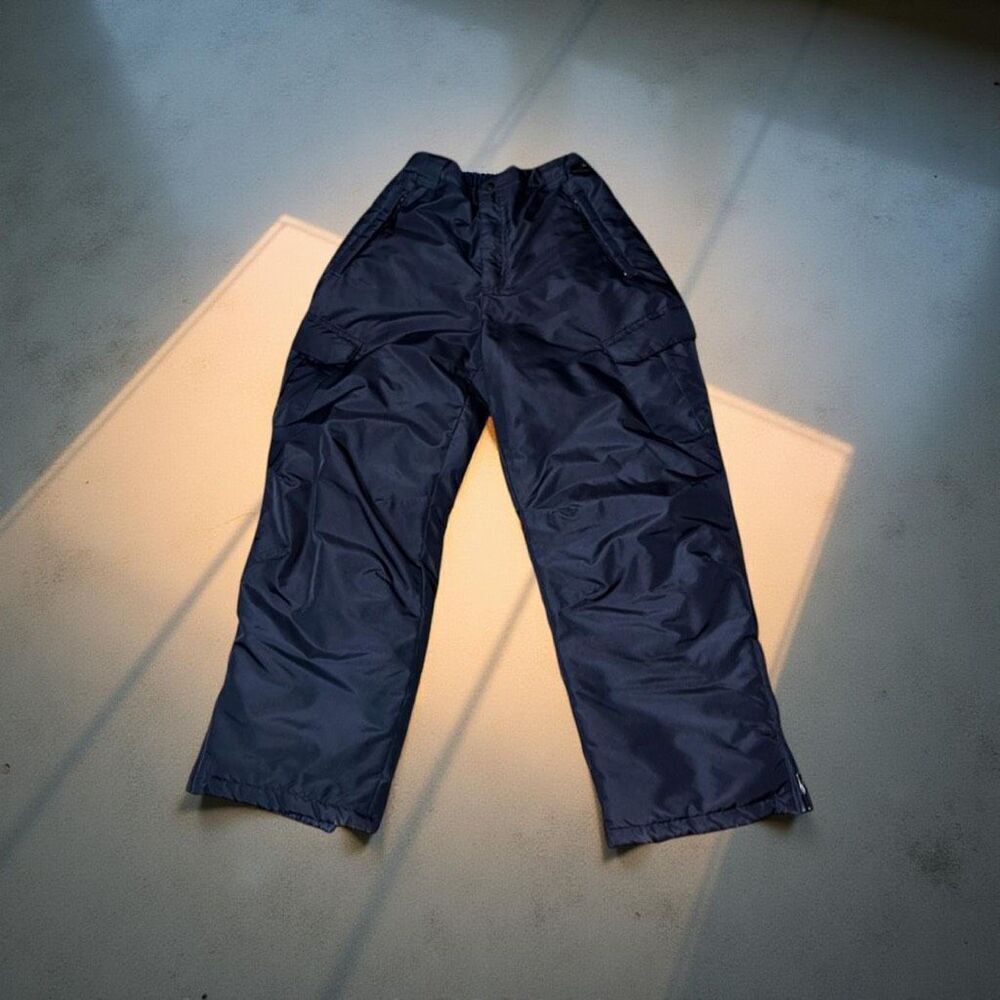 Navy Arctic Quest Women's Water Resistant Insulated Ski and Snow Pants Medium